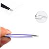 HONMEET 3pcs Tweezer Comb Eyebrow Tools Stainless Steel Tweezers Combs for Women Precision Eyebrow for Makeup view 3