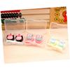 Healvian 6pcs Cute Shape Case Holder Small Storage Box Clamshell Design Safe for Eye Lenses Random Color view 2