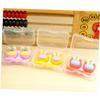 Healvian 6pcs Cute Shape Case Holder Small Storage Box Clamshell Design Safe for Eye Lenses Random Color view 3