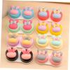 Healvian 6pcs Cute Shape Case Holder Small Storage Box Clamshell Design Safe for Eye Lenses Random Color view 4