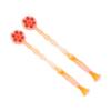BCOATH Massage Hammer Six Beads Lotus Design Handheld Massager for Back Scratching and Body Relaxation view 1