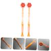 BCOATH Massage Hammer Six Beads Lotus Design Handheld Massager for Back Scratching and Body Relaxation view 2