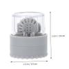 Gogogmee 4pcs Manual Lens Cleaning Case Portable Creative Cleaner Box for Glasses Wipes and Contact Lens Cases for Travel and Daily Use Random Color view 2