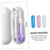 COLLBATH Electric Toothbrush Travel Case 3pcs Portable Reusable Plastic Toothbrush Box Protective Holder for Travel and Daily Use view 2