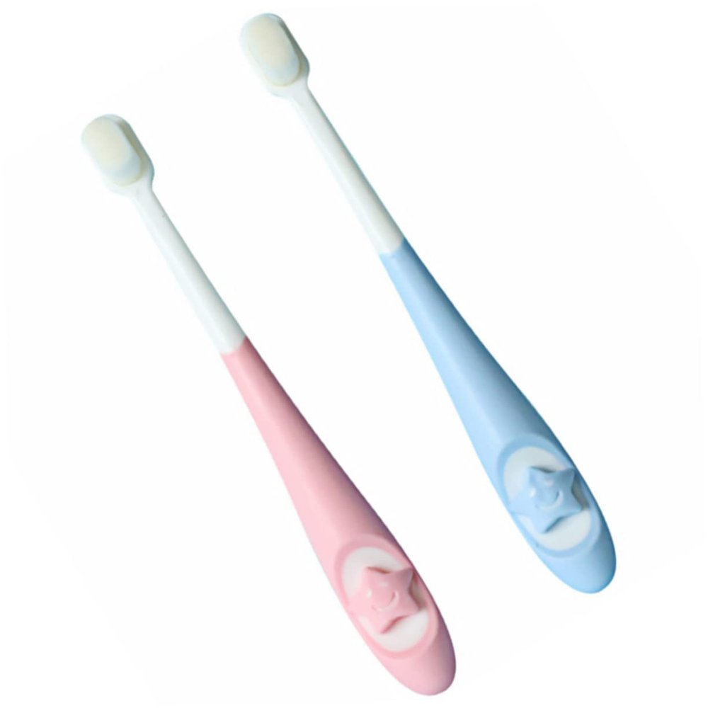 Gogogmee 2pcs Toothbrush Boys and Girls Boy Girl Toothbrush Years and Newborn Brush Oral Care for Healthy Smile