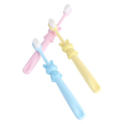 BCOATH 3pcs Cartoon Toothbrush for Boys and Girls Years Ergonomic Design Soft Bristles Oral Care Tool Safe for Boy Girl's Gums