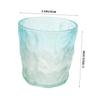 COLLBATH Practical Beverage Cup Glass Water Cup Gradient Design Easy to Clean Suitable for Many Occasions view 2