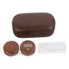 BCOATH Contacts Lens Box Eyes Lens Container Leak-Proof Design Twin Compartment Storage with Mirror Portable Travel Case for Soft Contact Lenses Care on The Go view 1