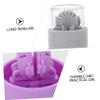 BCOATH 4pcs Cosmetic Lens Cleaning Boxes Contacts Lens Cleaners for Travel Use Easy to Clean and Store Random Color view 3