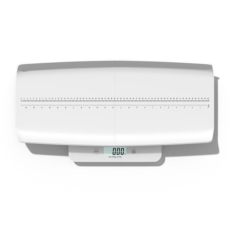 Infants Baby and Toddler Scale, Dual Use for Weight & Height, Suitable for Pats, Digital Display; Up to 400lb/180kg