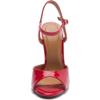 SPONYBORTY Sexy Peep Toe Sandals 14 cm Stiletto Fetish High Heels Wedding Dress Pumps Fashion Stripper Night Club Shoes ladies/red/47EU view 3