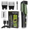 Generico Vacuum Beard Trimmer, Waterproof & Portable, Facial Hair Trimmer, IPX6 Waterproof, Rechargeable, Men's Beard Clipper view 1