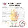 Acacia & Licorice Honey 250 g Caravella Fine Food| Italian Creamy Gourmet Spread with Liquorice Extract| Light Floral Notes & Bold Herbal Finish| Ideal for Toast Cheese plate Pastries & Gift Box view 2