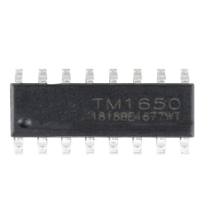 10pcs/lot TM1650 SOP16 8 * 4 bit Drive Digital Tube chip