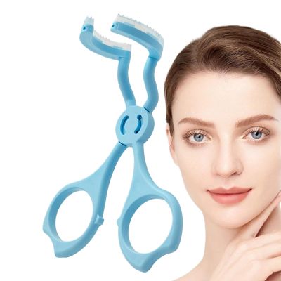 Bexdug Eyelid Stretcher Tool - Soft Lens Wearing Aids,Color Soft Beginner Eyelid Opener with Integrated Soft Silicone Strip for Makeup Helper