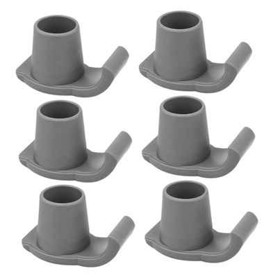 FOYTOKI 6pcs Ski Glides for Walker Heavy Duty Non-Skid Pads for Slider and Slip Grips Walker Skis Replacement Parts