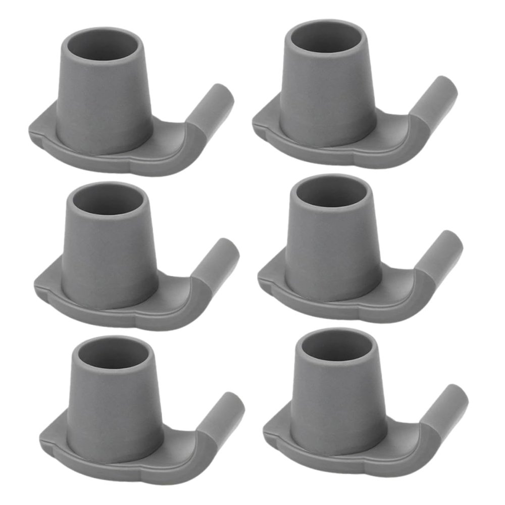 FOYTOKI 6pcs Ski Glides for Walker Heavy Duty Non-Skid Pads for Slider and Slip Grips Walker Skis Replacement Parts