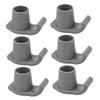 FOYTOKI 6pcs Ski Glides for Walker Heavy Duty Non-Skid Pads for Slider and Slip Grips Walker Skis Replacement Parts view 1
