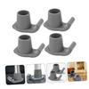 FOYTOKI 6pcs Ski Glides for Walker Heavy Duty Non-Skid Pads for Slider and Slip Grips Walker Skis Replacement Parts view 4