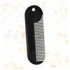 BELLIFFY 2pcs Zinc Alloy Portable Hair Comb Sturdy Beard Styling Tool for Men Convenient Travel Accessory for Hair and Beard Grooming Compact and Design Black view 4