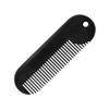 AUTSUPPL Zinc Alloy Beard Comb Portable Hair Accessories for Men Sturdy Hair Styling Comb Mini Black Beard Grooming Tool for Travel and Daily Use view 1