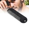 AUTSUPPL 2pcs Portable Zinc Alloy Beard Comb Sturdy Hair Styling Accessory for Men for Beard Shaping and Grooming Compact Design for Easy Carrying Useful Salon view 3