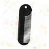 SOESFOUFU Men Detangling Beard Comb Sturdy Zinc Alloy Styling Brush Portable Hair Accessory Beard Supply view 2