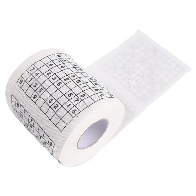 Sharplace 1 Roll of Sudoku Toilet Paper Tissue Napkin Fun Birthday Party Novelty Gift Idea Practical Joke Gifts
