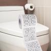 Sharplace 1 Roll of Sudoku Toilet Paper Tissue Napkin Fun Birthday Party Novelty Gift Idea Practical Joke Gifts view 2