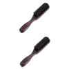 Beatifufu 2pcs Wooden Shaving Brush Beard Care Brush for Men Bristle Beard Mustache for Daily Grooming Routine view 1
