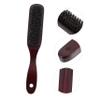 Beatifufu 2pcs Wooden Shaving Brush Beard Care Brush for Men Bristle Beard Mustache for Daily Grooming Routine view 3