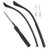Anneome 2pairs Replacement Glasses Arms Legs Eyeglasses Repair Parts for Glasses Arms Legs for Everyday Use view 2