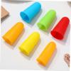 Anneome 45pcs Protectors for Knitting Sewing Reusable Silicone Nail Guards for Boys and Support view 2