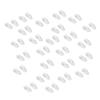 25 Pairs S09 Screw in Silicone Eyeglass Sunglass Nose Pads view 2