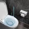 Sitz Bath Basin for Toilet Wider Seating Area Hip Bath for Elderly Women Men Blue, 390 x 390 x 130mm view 2