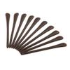 10 Pcs Silicone Eyeglasses Temple End Tips Ear Sock Tubes Replacement Brown view 3