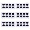 24 Pair Anti-Slip Soft Nose Pads Stick On for Eyeglasses Glasses Black 1.5mm view 2