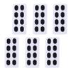 24 Pair Anti-Slip Soft Nose Pads Stick On for Eyeglasses Glasses Black 1.5mm view 3