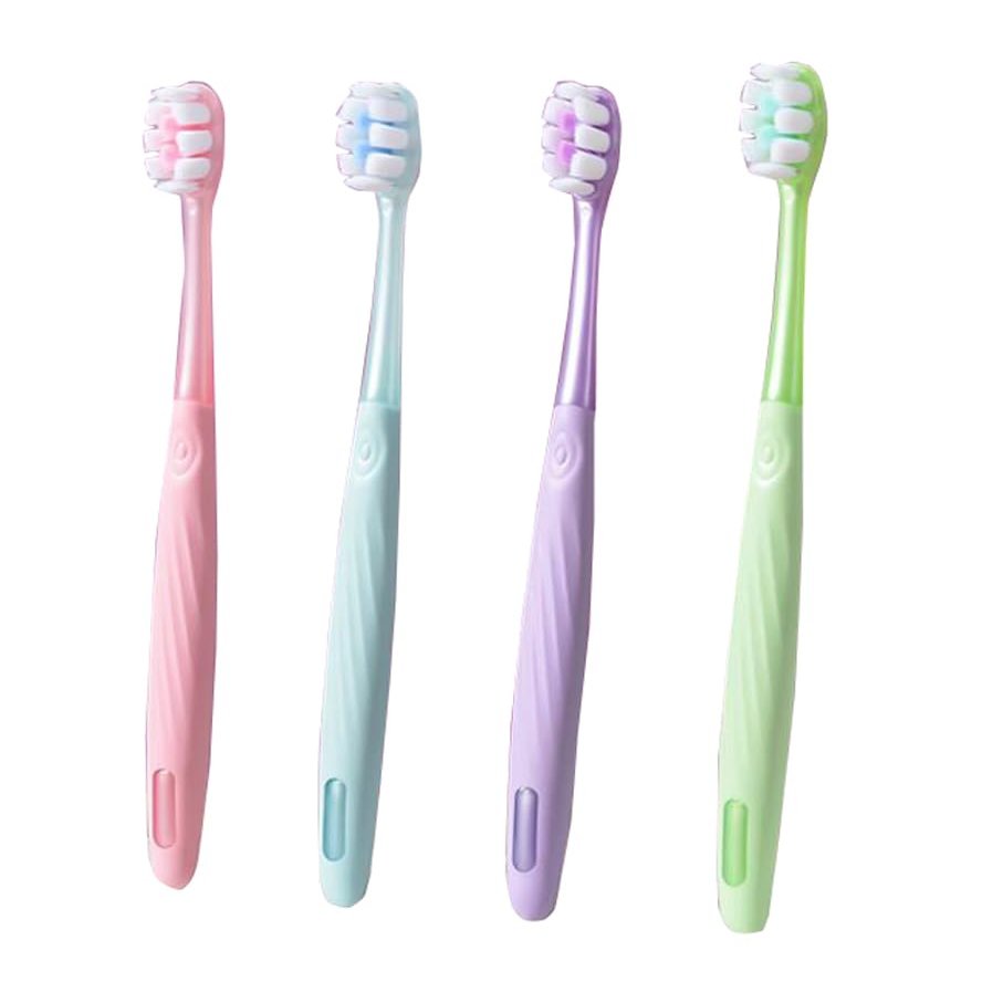Easy Grip Manual Toothbrushes, Ultra Soft Toothbrushes for Adults Extra Clean Toothbrush Set for Home 6 Count-A05
