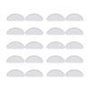 10 Pair Nose Pad Glasses Non-Slip Silicone Nose Support Eyeglass D Shaped Pads Accessory, Transparent view 1