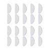 10 Pair Nose Pad Glasses Non-Slip Silicone Nose Support Eyeglass D Shaped Pads Accessory, Transparent view 2