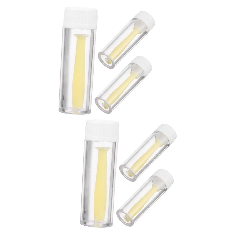 Anneome 6pcs Convenient Rgp Lens Sticks Bulk Applicator Tool for Eyes Gentle Silicone Suction