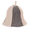 Besttoolifes Sauna Hat, Sauna Hat Cap For Women And Men, Comfortable And Breathable Head for PROTECTION For Sauna, 100% Natural Felt Sauna Accessories(grey and white) view 1