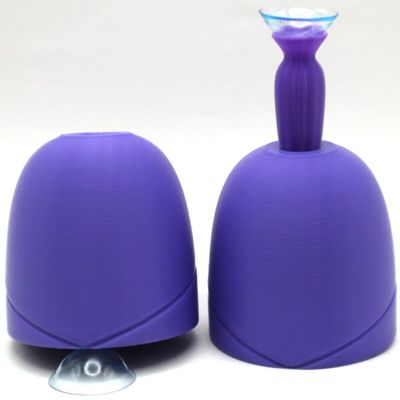 2 Pack Scleral Contact Lens Applicator Tool Scleral Lens Dome Dock Mini. Compact, Convenient Scleral & Hybrid Custom Contact Lens Insertion Device. (Purple)