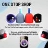 2 Pack Scleral Contact Lens Applicator Tool Scleral Lens Dome Dock Mini. Compact, Convenient Scleral & Hybrid Custom Contact Lens Insertion Device. (Purple) view 2