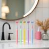 2 Pcs Random Color Three-Sided Soft Hair Toothbrush, Effective Wrap-Around Design,Brush Three Sides at Once Tooth,Deeply and Thoroughly to Clean Teeth and Gums, Manual Toothbrushes and Accessories view 2