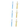 Anneome 6pcs Toothbrush First Brush Silicone Bristle Training Brush Umbrella-Shaped view 1