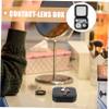 SEWOART Flamingo Rhinestone Case Lens Holder Small Travel Case for Eyes Lens Organizer view 2
