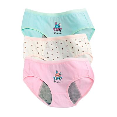 DEARMAMY 9pcs Period Panties Moisture Absorbing Breathable Briefs Women Underwear Leak Sanitary Pants for Daily Comfort
