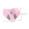 DEARMAMY 9pcs Period Panties Moisture Absorbing Breathable Briefs Women Underwear Leak Sanitary Pants for Daily Comfort view 2